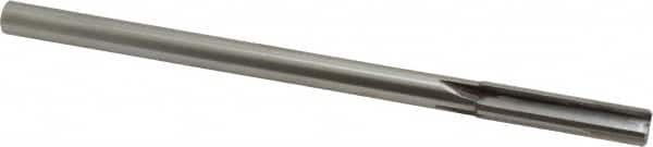 Made in USA - 7/16" Carbide-Tipped 4 Flute Chucking Reamer - Straight Flute, 3/8" Straight Shank, 1-3/4" Flute Length, 7" OAL - Makers Industrial Supply