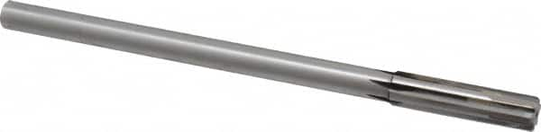 Made in USA - 0.4995" Carbide-Tipped 6 Flute Dowel Pin Chucking Reamer - Makers Industrial Supply