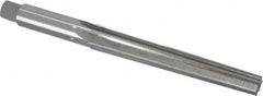 Interstate - 0.45" Small End, 0.617" Large End, 9/16" Shank, 4" Flute, Brown and Sharpe Taper Reamer #5 - Makers Industrial Supply