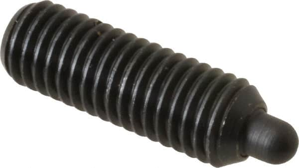 Gibraltar - M10 x 1.5, 29mm Thread Length, 5mm Plunger Projection, Steel Threaded Spring Plunger - 4.72mm Max Plunger Diam, 29mm Plunger Length, 5.47 Lb Init End Force, 14.4 Lb Final End Force, 5mm Hex - Makers Industrial Supply