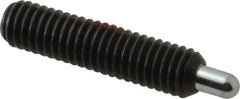 Gibraltar - M6 x 1.0, 25mm Thread Length, 5mm Plunger Projection, Steel Threaded Spring Plunger - 3.02mm Max Plunger Diam, 25mm Plunger Length, 1 Lb Init End Force, 3.97 Lb Final End Force, 3mm Hex - Makers Industrial Supply