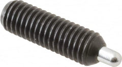 Gibraltar - M8 x 1.25, 25mm Thread Length, 5mm Plunger Projection, Steel Threaded Spring Plunger - 3.43mm Max Plunger Diam, 25mm Plunger Length, 1.5 Lb Init End Force, 4.48 Lb Final End Force, 4mm Hex - Makers Industrial Supply