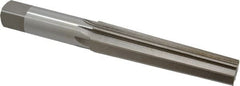 Interstate - 0.7748" Small End, 0.9881" Large End, 7/8" Straight Shank, 4-1/4" Flute, 3MT Morse Taper Reamer - Makers Industrial Supply