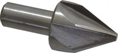 Interstate - 1-1/2" Head Diam, 3/4" Shank Diam, 6 Flute 60° High Speed Steel Countersink - Makers Industrial Supply