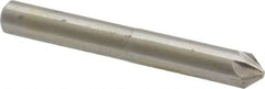 Interstate - 1/4" Head Diam, 1/4" Shank Diam, 6 Flute 82° High Speed Steel Countersink - Makers Industrial Supply