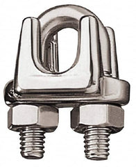 Ronstan - 9/16" Wire Rope U-Bolt Grip - 316 Stainless Steel - Makers Industrial Supply