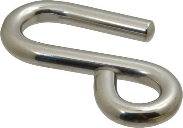 Ronstan - 19/32" Opening, 316 Stainless Steel Electropolished S-Hook - 1,760 Lb Capacity, 5/8" ID, 3/8" Wire, 3-7/16" OAL - Makers Industrial Supply