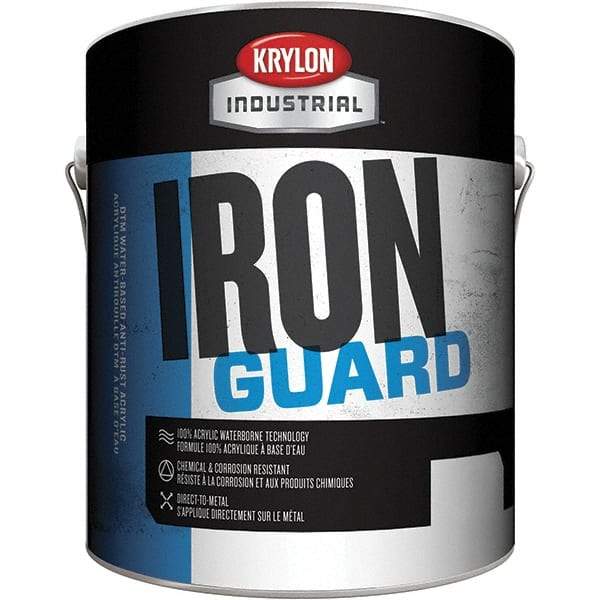 Krylon - 1 Gal Dark Machinery Gray High Gloss Finish Acrylic Enamel Paint - Interior/Exterior - Makers Industrial Supply