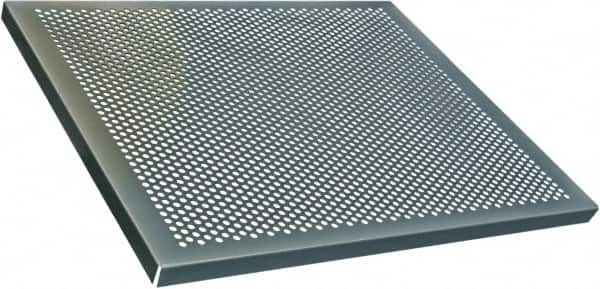 Durham - 30" Wide x 1-1/2" High, Cart Mesh Tray - 30 Inches Wide x 1-1/2 Inches High, x 36 Inches Deep - Makers Industrial Supply