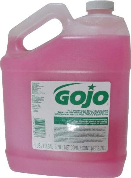 GOJO - 1 Gal Bottle Liquid Hand Cleaner - Pink - Makers Industrial Supply