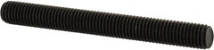 Value Collection - 1/4-28 2-1/4" OAL Fully Threaded Stud - Carbon Steel, Plain Finish - Makers Industrial Supply