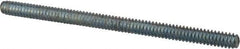 Value Collection - #10-24 3" OAL Fully Threaded Stud - Carbon Steel, Zinc-Plated Finish - Makers Industrial Supply