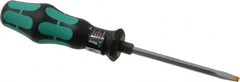 Wera - Slip Stop Slotted Screwdriver - Hexagon Shank, Ergonomic Handle - Makers Industrial Supply