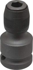 Wera - 1/2" Drive, 5/16" Insert, Hex Drive Bit Adapter - Quick Release, 1-15/16" OAL - Makers Industrial Supply