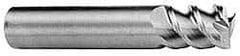 Accupro - 11/32", 1/2" LOC, 3/8" Shank Diam, 2" OAL, 3 Flute, Solid Carbide Square End Mill - Single End, AlTiN Finish, Spiral Flute, 60° Helix, Centercutting, Right Hand Cut, Right Hand Flute - Makers Industrial Supply