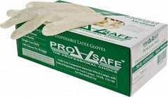 PRO-SAFE - Size M, 5 mil, Industrial Grade, Powder Free Latex Disposable Gloves - Exact Industrial Supply