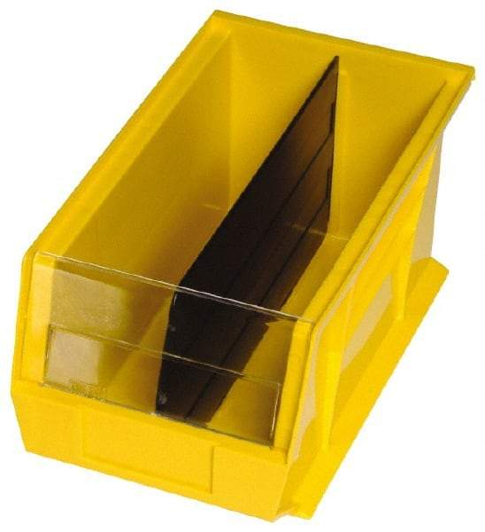 Quantum Storage - 10.3" Wide x 4.8" High, Black Bin Divider - Use with Quantum Storage Systems - QUS 230CON, QUS 235CON - Makers Industrial Supply