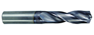 1/2 Dia. - Solid Carbide 3xD High Performance Drill-TiAlN - Makers Industrial Supply