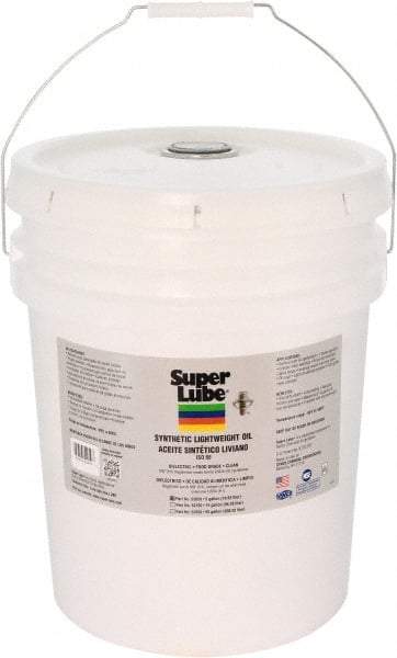 Synco Chemical - 5 Gal Pail Synthetic Multi-Purpose Oil - -40500°F, SAE 80W, ISO 68, 350 SUS at 40°C, Food Grade - Makers Industrial Supply