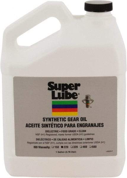 Synco Chemical - 1 Gal Bottle, Synthetic Gear Oil - -45°F to 450°F, ISO 220 - Makers Industrial Supply