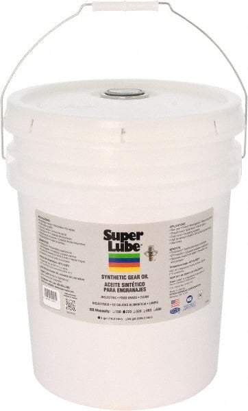 Synco Chemical - 5 Gal Pail, Synthetic Gear Oil - -45°F to 450°F, ISO 220 - Makers Industrial Supply