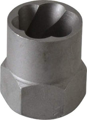 Irwin Hanson - 3/8" Drive Reverse Spiral Flute Hex Bolt Remover - 5/8" Hex, 2" OAL - Makers Industrial Supply