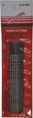 Milwaukee Tool - 4" Long, 6 Teeth per Inch, High Carbon Steel Jig Saw Blade - Toothed Edge, 0.2813" Wide x 0.043" Thick, U-Shank - Makers Industrial Supply