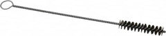 PRO-SOURCE - 2" Long x 7/16" Diam Steel Twisted Wire Bristle Brush - Single Spiral, 8" OAL, 0.006" Wire Diam, 0.11" Shank Diam - Makers Industrial Supply