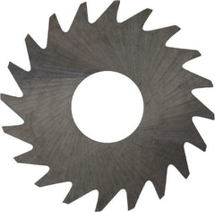 RobbJack - 3/4" Diam x 0.01" Blade Thickness x 1/4" Arbor Hole Diam, 20 Tooth Slitting and Slotting Saw - Arbor Connection, Right Hand, Uncoated, Solid Carbide, Concave Ground - Makers Industrial Supply