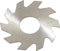 RobbJack - 3/4" Diam x 0.02" Blade Thickness x 1/4" Arbor Hole Diam, 10 Tooth Slitting and Slotting Saw - Arbor Connection, Right Hand, Uncoated, Solid Carbide, Concave Ground - Makers Industrial Supply