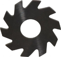 RobbJack - 3/4" Diam x 0.051" Blade Thickness x 1/4" Arbor Hole Diam, 10 Tooth Slitting and Slotting Saw - Arbor Connection, Right Hand, Uncoated, Solid Carbide, Concave Ground - Makers Industrial Supply