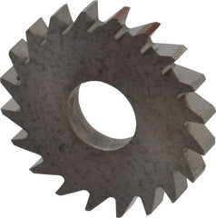 RobbJack - 3/4" Diam x 0.0937" Blade Thickness x 1/4" Arbor Hole Diam, 20 Tooth Slitting and Slotting Saw - Arbor Connection, Right Hand, Uncoated, Solid Carbide, Concave Ground - Makers Industrial Supply