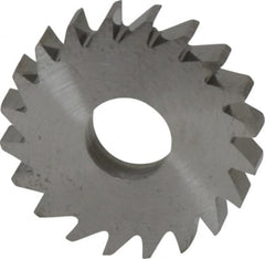 RobbJack - 3/4" Diam x 1/8" Blade Thickness x 1/4" Arbor Hole Diam, 20 Tooth Slitting and Slotting Saw - Arbor Connection, Right Hand, Uncoated, Solid Carbide, Concave Ground - Makers Industrial Supply