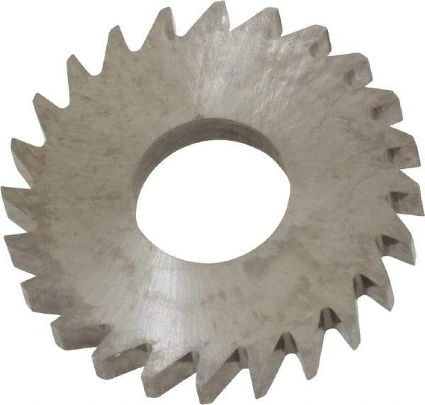 RobbJack - 1" Diam x 1/8" Blade Thickness x 3/8" Arbor Hole Diam, 24 Tooth Slitting and Slotting Saw - Arbor Connection, Right Hand, Uncoated, Solid Carbide, Concave Ground - Makers Industrial Supply