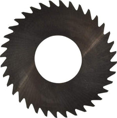 RobbJack - 1-1/4" Diam x 0.008" Blade Thickness x 1/2" Arbor Hole Diam, 36 Tooth Slitting and Slotting Saw - Arbor Connection, Right Hand, Uncoated, Solid Carbide, Concave Ground - Makers Industrial Supply