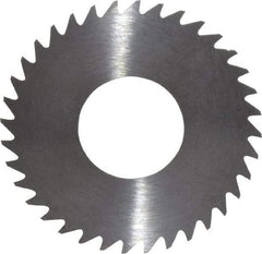 RobbJack - 1-1/4" Diam x 0.012" Blade Thickness x 1/2" Arbor Hole Diam, 36 Tooth Slitting and Slotting Saw - Arbor Connection, Right Hand, Uncoated, Solid Carbide, Concave Ground - Makers Industrial Supply