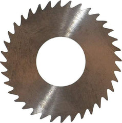 RobbJack - 1-1/4" Diam x 0.0156" Blade Thickness x 1/2" Arbor Hole Diam, 36 Tooth Slitting and Slotting Saw - Arbor Connection, Right Hand, Uncoated, Solid Carbide, Concave Ground - Makers Industrial Supply