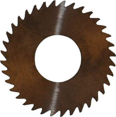 RobbJack - 1-1/4" Diam x 0.025" Blade Thickness x 1/2" Arbor Hole Diam, 36 Tooth Slitting and Slotting Saw - Arbor Connection, Right Hand, Uncoated, Solid Carbide, Concave Ground - Makers Industrial Supply