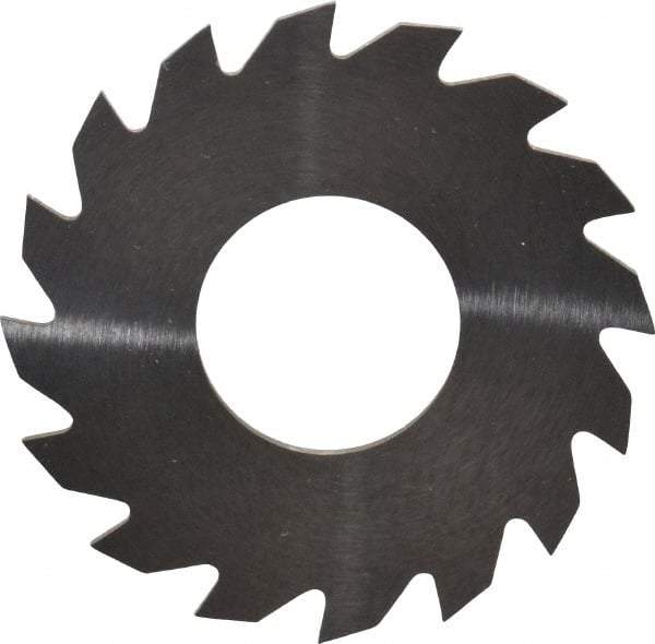 RobbJack - 1-1/4" Diam x 0.04" Blade Thickness x 1/2" Arbor Hole Diam, 16 Tooth Slitting and Slotting Saw - Arbor Connection, Right Hand, Uncoated, Solid Carbide, Concave Ground - Makers Industrial Supply