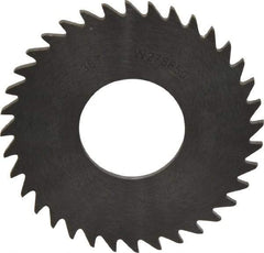 RobbJack - 1-1/4" Diam x 0.0468" Blade Thickness x 1/2" Arbor Hole Diam, 36 Tooth Slitting and Slotting Saw - Arbor Connection, Right Hand, Uncoated, Solid Carbide, Concave Ground - Makers Industrial Supply