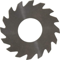 RobbJack - 1-1/4" Diam x 0.051" Blade Thickness x 1/2" Arbor Hole Diam, 16 Tooth Slitting and Slotting Saw - Arbor Connection, Right Hand, Uncoated, Solid Carbide, Concave Ground - Makers Industrial Supply