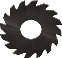 RobbJack - 1-1/2" Diam x 1/16" Blade Thickness x 1/2" Arbor Hole Diam, 16 Tooth Slitting and Slotting Saw - Arbor Connection, Right Hand, Uncoated, Solid Carbide, Concave Ground - Makers Industrial Supply