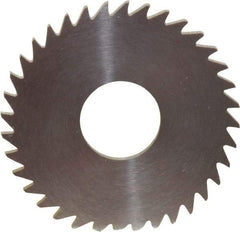 RobbJack - 1-1/2" Diam x 0.0781" Blade Thickness x 1/2" Arbor Hole Diam, 36 Tooth Slitting and Slotting Saw - Arbor Connection, Right Hand, Uncoated, Solid Carbide, Concave Ground - Makers Industrial Supply