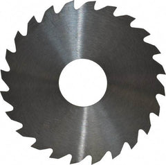 RobbJack - 1-3/4" Diam x 0.02" Blade Thickness x 1/2" Arbor Hole Diam, 24 Tooth Slitting and Slotting Saw - Arbor Connection, Right Hand, Uncoated, Solid Carbide, Concave Ground - Makers Industrial Supply