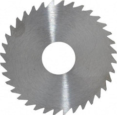 RobbJack - 1-3/4" Diam x 0.0312" Blade Thickness x 1/2" Arbor Hole Diam, 36 Tooth Slitting and Slotting Saw - Arbor Connection, Right Hand, Uncoated, Solid Carbide, Concave Ground - Makers Industrial Supply