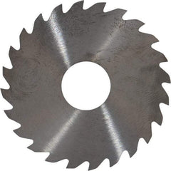 RobbJack - 1-3/4" Diam x 0.04" Blade Thickness x 1/2" Arbor Hole Diam, 24 Tooth Slitting and Slotting Saw - Arbor Connection, Right Hand, Uncoated, Solid Carbide, Concave Ground - Makers Industrial Supply