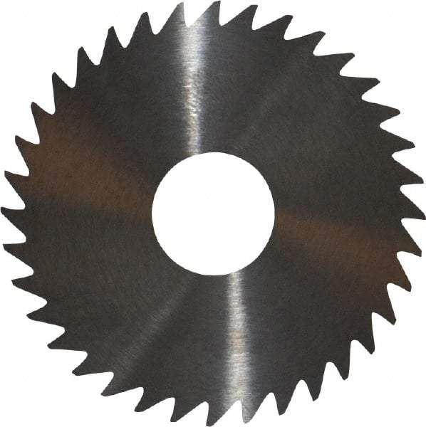 RobbJack - 1-3/4" Diam x 1/16" Blade Thickness x 1/2" Arbor Hole Diam, 24 Tooth Slitting and Slotting Saw - Arbor Connection, Right Hand, Uncoated, Solid Carbide, Concave Ground - Makers Industrial Supply