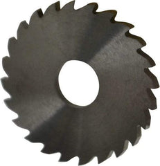 RobbJack - 1-3/4" Diam x 1/8" Blade Thickness x 1/2" Arbor Hole Diam, 24 Tooth Slitting and Slotting Saw - Arbor Connection, Right Hand, Uncoated, Solid Carbide, Concave Ground - Makers Industrial Supply