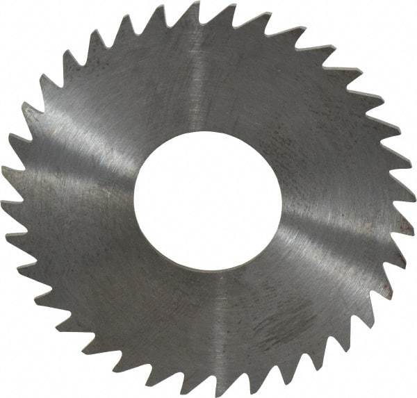 RobbJack - 1-3/4" Diam x 0.0312" Blade Thickness x 5/8" Arbor Hole Diam, 36 Tooth Slitting and Slotting Saw - Arbor Connection, Right Hand, Uncoated, Solid Carbide, Concave Ground - Makers Industrial Supply