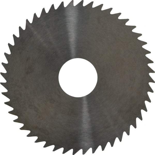 RobbJack - 2" Diam x 0.02" Blade Thickness x 1/2" Arbor Hole Diam, 48 Tooth Slitting and Slotting Saw - Arbor Connection, Right Hand, Uncoated, Solid Carbide, Concave Ground - Makers Industrial Supply